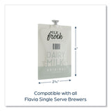 Flavia Dairy Milk Froth Powder Freshpack, Original, 0.46 oz Pouch, 72/Carton (LAV48002) Case of 72