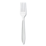 Solo Inc. Impress Heavyweight Full-Length Polystyrene Cutlery, Fork, White, 100/Box (SCCHSWFX0007BX) Box of 100