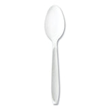 Solo Inc. Impress Heavyweight Full-Length Polystyrene Cutlery, Teaspoon, White, 100/Box (SCCHSWTX0007BX) Box of 100