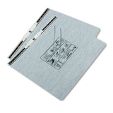 ACCO PRESSTEX Covers with Storage Hooks, 2 Posts, 6" Capacity, 14.88 x 11, Light Gray (ACC54074) Each