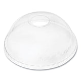 Karat PET Lids, Dome Lid, Fits 32 oz Cold Cups, Clear, 500/Carton (KRTCKDL107) Case of 500