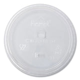 Karat PET Lids, Strawless Sipper, Fits 12 oz to 24 oz Cold Cups, Clear, 1,000/Carton (KRTCKC626TSSH) Case of 1000