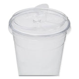 Karat PET Lids, Strawless Sipper, Fits 12 oz to 24 oz Cold Cups, Clear, 1,000/Carton (KRTCKC626TSSH) Case of 1000
