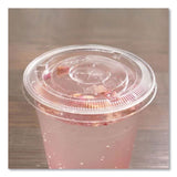 Karat PET Lids, Flat with Straw Slot, Fits 12 oz to 24 oz Cold Cups, Clear, 1,000/Carton (KRTCKC626TS) Case of 1000