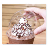 Karat PET Lids, Dome Lid, Fits 12 oz to 24 oz Cold Cups, Clear, 1,000/Carton (KRTCKDL626) Case of 1000