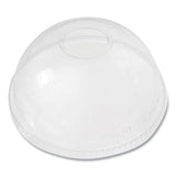 Karat PET Lids, Dome Lid, Fits 12 oz to 24 oz Cold Cups, Clear, 1,000/Carton (KRTCKDL626) Case of 1000