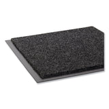 Crown EcoStep Wiper Mat, Rectangular, 48 x 96, Charcoal (CWNET0048CH) Each