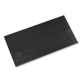 Crown Tuff-Spun Foot-Lover Diamond Surface Mat, Rectangular, 24 x 36, Black (CWNFL2436KD) Each