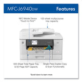 Brother MFC-J6940DW Color All-in-One Inkjet Printer, Copy/Fax/Print/Scan (BRTMFCJ6940DW) Each