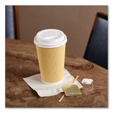 Karat Hot Cup Lids, Fits 10 oz to 24 oz Paper Hot Cups, Sipper Lid, White, 1,000/Carton (KRTCKDL516WPP) Case of 1000