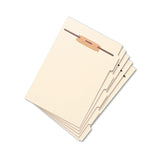 Smead™ Stackable Folder Dividers with Fasteners, Convertible End/Top Tab, 1 Fastener, Letter Size, Manila, 4 Dividers/Set, 50 Sets (SMD35605) Pack of 50