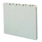 Smead™ 100% Recycled Daily Top Tab File Guide Set, 1/5-Cut Top Tab, 1 to 31, 8.5 x 11, Green, 31/Set (SMD50369) Pack of 31
