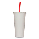 Karat PET Lids, Fits 12 oz to 22 oz Double Poly Paper Cold Cups, Flat Lid, Clear, 1,000/Carton (KRTCKCL90) Case of 1000