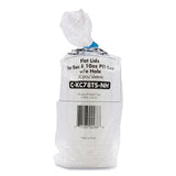 Karat PET Lids, Fits 8 oz to 10 oz Cold Cups, No Hole Flat Lid, Clear, 1,000/Carton (KRTCKC78TSNH) Case of 1000
