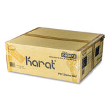 Karat PET Lids, Fits 8 oz to 10 oz Cold Cups, Dome Lid, Clear, 1,000/Carton (KRTCKDL78) Case of 1000