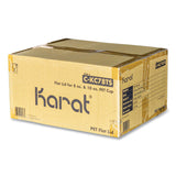 Karat PET Lids, Fits 8 oz to 10 oz Cold Cups, X Straw Hole, Clear, 1,000/Carton (KRTCKC78TS) Case of 1000
