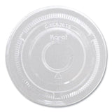 Karat PET Lids, 12 oz to 24 oz Cold Cups, No Hole Flat Lid, Clear, 1,000/Carton (KRTCKC626TSNH) Case of 1000