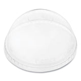Karat PET Lids, Fits 12 oz to 24 oz Cold Cups, No Hole Dome Lid,,Clear, 1,000/Carton (KRTCKDL626NH) Case of 1000