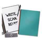 Rocketbook Core Smart Notebook, Lined Rule, Teal Cover,  (16) 11 x 8.5 Sheets (RKBEVR2LKCCE) Each