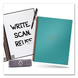Rocketbook Core Smart Notebook, Dotted Rule, Teal Cover,  (16) 11 x 8.5 Sheets (RKBEVRLKCCE) Each