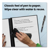 Rocketbook Fusion Smart Notebook, Seven Assorted Page Formats, Black Cover,  (18) 8.8 x 6 Sheets (RKBEVRFEKA) Each