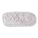 Rubbermaid® Commercial Kut-A-Way Dust Mop Head, Cotton, 24", White, 12/Carton (RCPFGK15300WH00) Case of 12