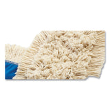 Rubbermaid® Commercial Kut-A-Way Dust Mop Head, Cotton, 24", White, 12/Carton (RCPFGK15300WH00) Case of 12