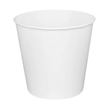 Karat Food Bucket, 170 oz, 8.9" Dia x 8.36"h, White, Paper, 150/Carton (KRTCFB170W) Case of 150