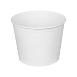 Karat Food Bucket, 85 oz, 7.36" Dia x 6"h, White, Paper, 180/Carton (KRTCFB85W) Case of 180