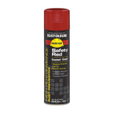 Rust-Oleum® Hard Hat High Performance V2100 System Rust Preventive Enamel Spray Paint, Flat Safety Red, 15 oz Aerosol Can, 6/Carton (RSTV2163838) Case of 6