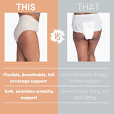 Nexwear Female Adult Absorbent Underwear Pull On X-Large Disposable Moderate Absorbency (1260919_PK) 15/PK