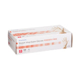 McKesson Exam Glove Small NonSterile Stretch Vinyl Standard Cuff Length Smooth Ivory Not Rated (409742_BX) 100/BX