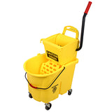 Impact® Sidepress Wringer & Bucket Combo, Yellow, 1/Case (IMP8Y2637-3Y) Each
