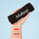 Hospeco® Cotton Makeup Washcloth 13x13 Black, Pack of 6 (HOSMAKEUP-13X13) Pack of 6