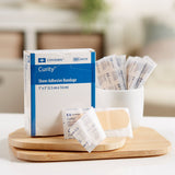 Curity™ Adhesive Strip 1 X 3 Inch Plastic Rectangle Sheer Sterile (915648_CS) 3600/CS