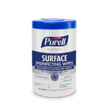 Purell® Healthcare Surface Disinfectant Cleaner Premoistened Alcohol Based Manual Pull Wipe 110 Count Canister Unscented NonSterile (1194625_CS) 660/CS