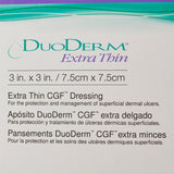 DuoDERM® Extra Thin CGF® Thin Hydrocolloid Dressing Film Backing 3 X 3 Inch Square Hydrocolloid / Film (205195_EA) 1/EA
