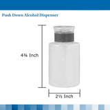 McKesson Alcohol Dispenser Polyethylene Translucent 9 oz. (625082_EA) 1/EA