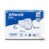 Attends® Care Advanced Unisex Adult Incontinence Brief X-Large Disposable Heavy Absorbency (957931_BG) 20/BG