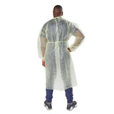 McKesson Protective Procedure Gown X-Large Yellow NonSterile Not Rated Disposable (1247974_CS) 100/CS