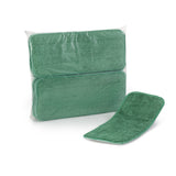 Wiper Central USA Wet Mop Pad Bound Edge Green Polyester / Polyamide Reusable (1199407_DZ) 1/DZ