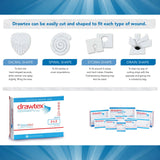 Drawtex® Hydroconductive Wound Dressing 2 X 2 Inch Square (761644_BX) 10/BX