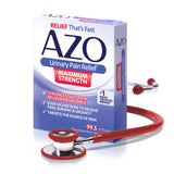 AZO® Maximum Strength Urinary Pain Relief 99.5 mg Strength Phenazopyridine HCL Tablet 12 per Box (1065926_BX) 1/BX