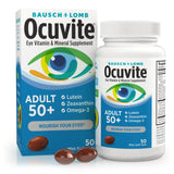 Ocuvite® Adult 50+ Multivitamin Supplement Ascorbic Acid / Vitamin E 30 IU - 150 mg Strength Softgel 50 per Bottle (902215_BT) 1/BT