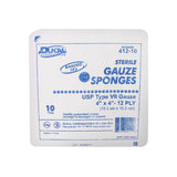 Dukal™ Gauze Sponge 4 X 4 Inch 12-Ply Sterile 10 per Pack (410596_CS) 1280/CS