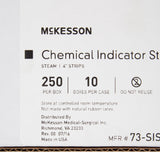 McKesson Sterilization Chemical Indicator Strip Steam 4 Inch Length (524535_CS) 10/CS