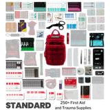 My Medic™ RECON Standard First Aid Kit Red Nylon Backpack (1207722_EA) 1/EA