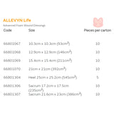 Allevyn Life Foam Dressing 9-4/5 X 9-9/10 Inch With Border Film Backing Silicone Gel Adhesive Heel Sterile (863007_BX) 5/BX