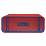 Crayola Portable Speaker, Bluetooth, Red/Blue (MIGCBT300R) Each