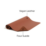 Smead Vegan Leather Desk Pads, 31.5" x 15.7", Brown (SMD64832) Each
